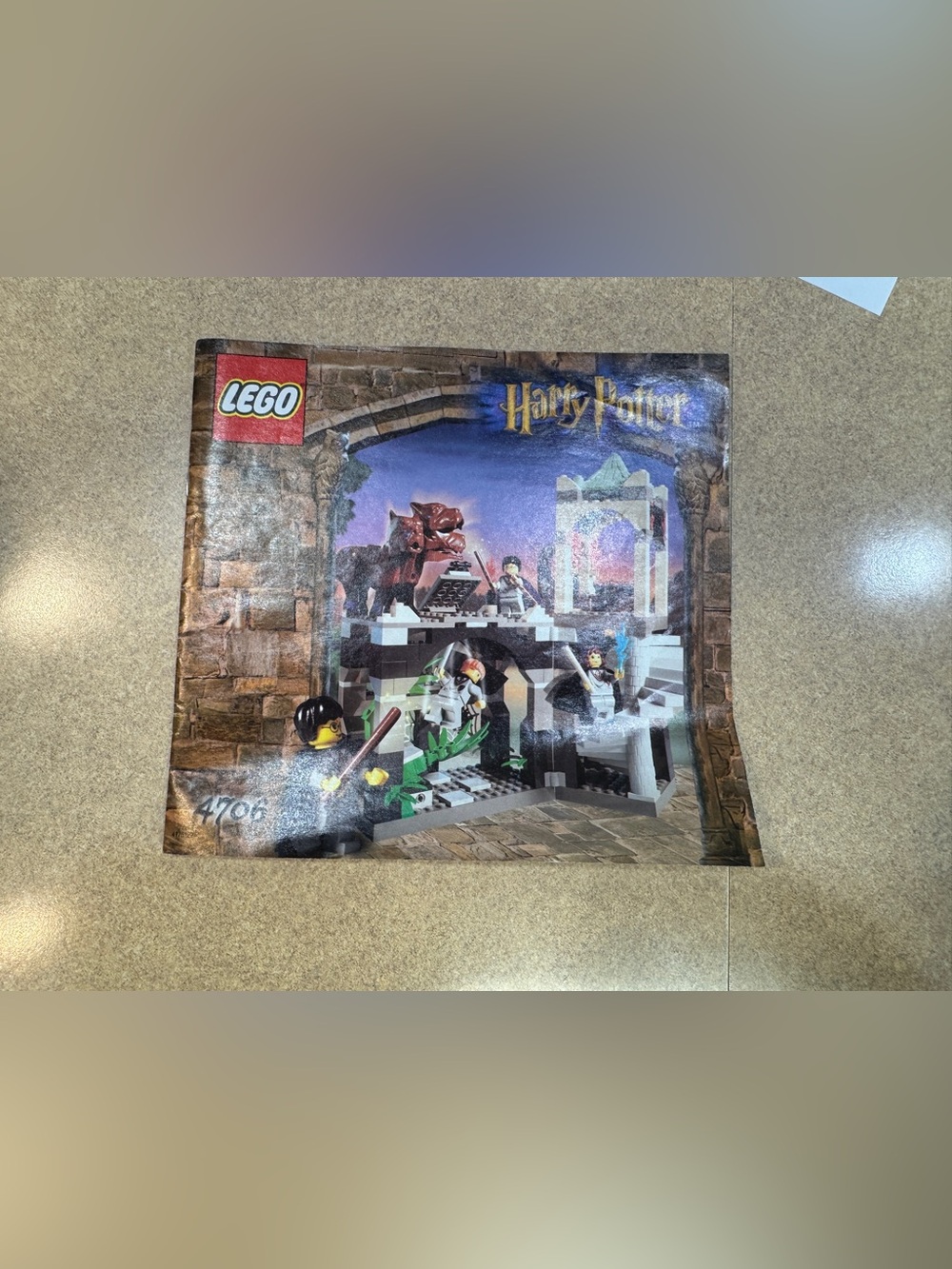 Lego 4706 Harry Potter Forbidden Corridor Instruction Manual Booklet